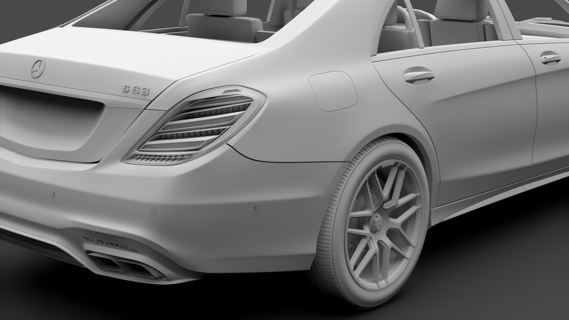 Mercedes AMG S 63 4MATIC V222 2018 Lang 3D model_16