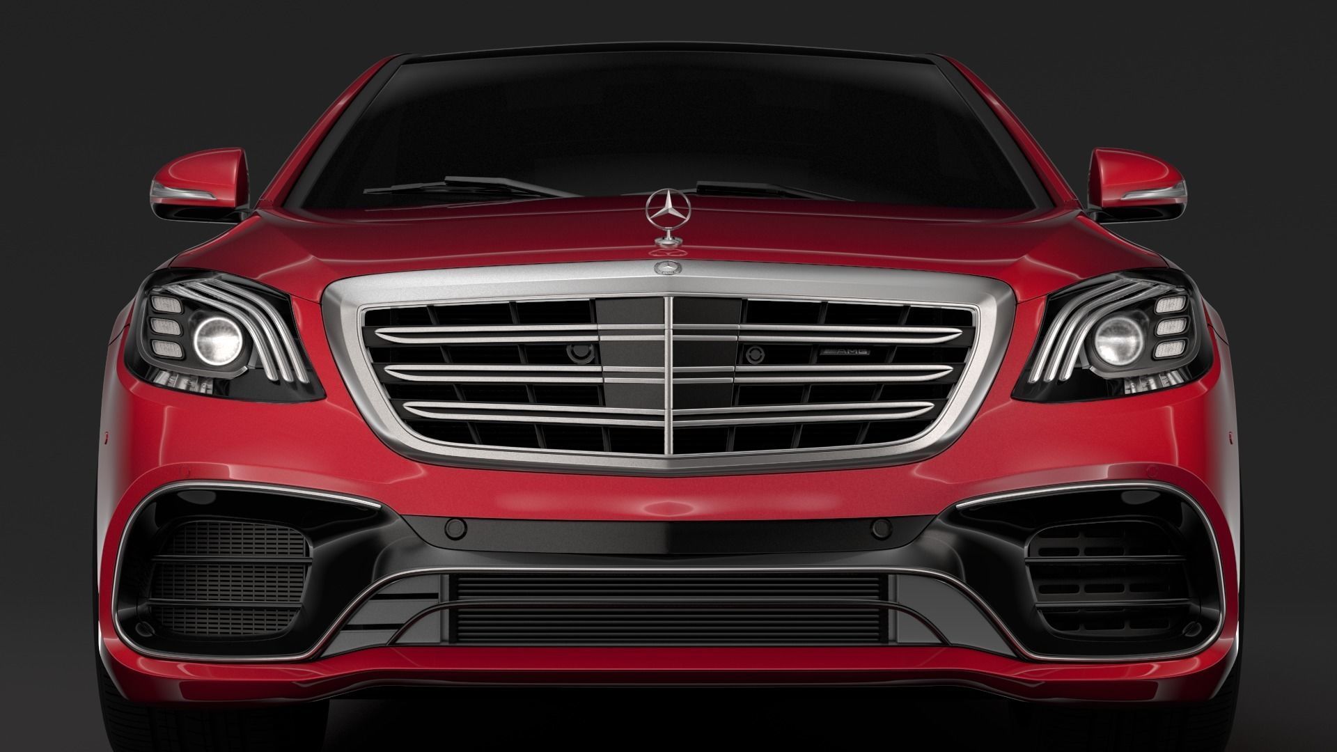 Mercedes AMG S 63 4MATIC V222 2018 Lang 3D model_1