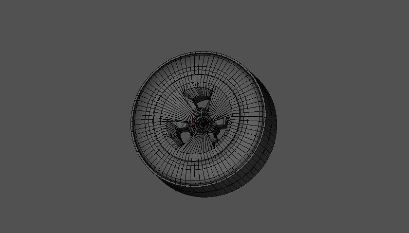 Whells Drift Trike  Low-poly 3D model_5