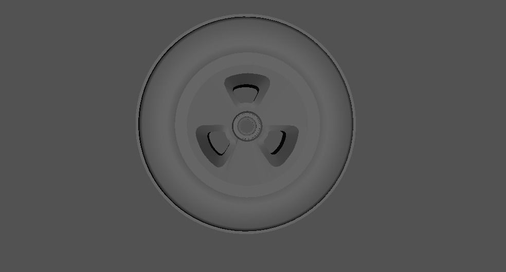 Whells Drift Trike  Low-poly 3D model_4