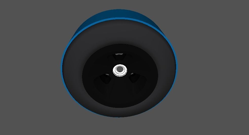 Whells Drift Trike  Low-poly 3D model_1