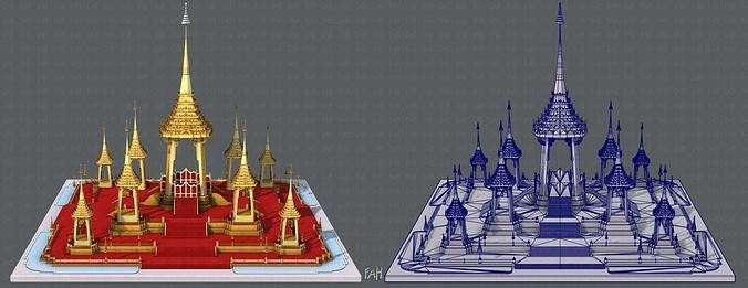 Merumas Pagoda 3D model