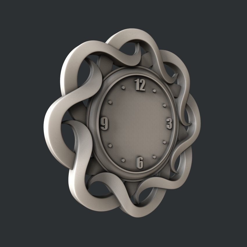 3d STL models for CNC clock set 3D model_4