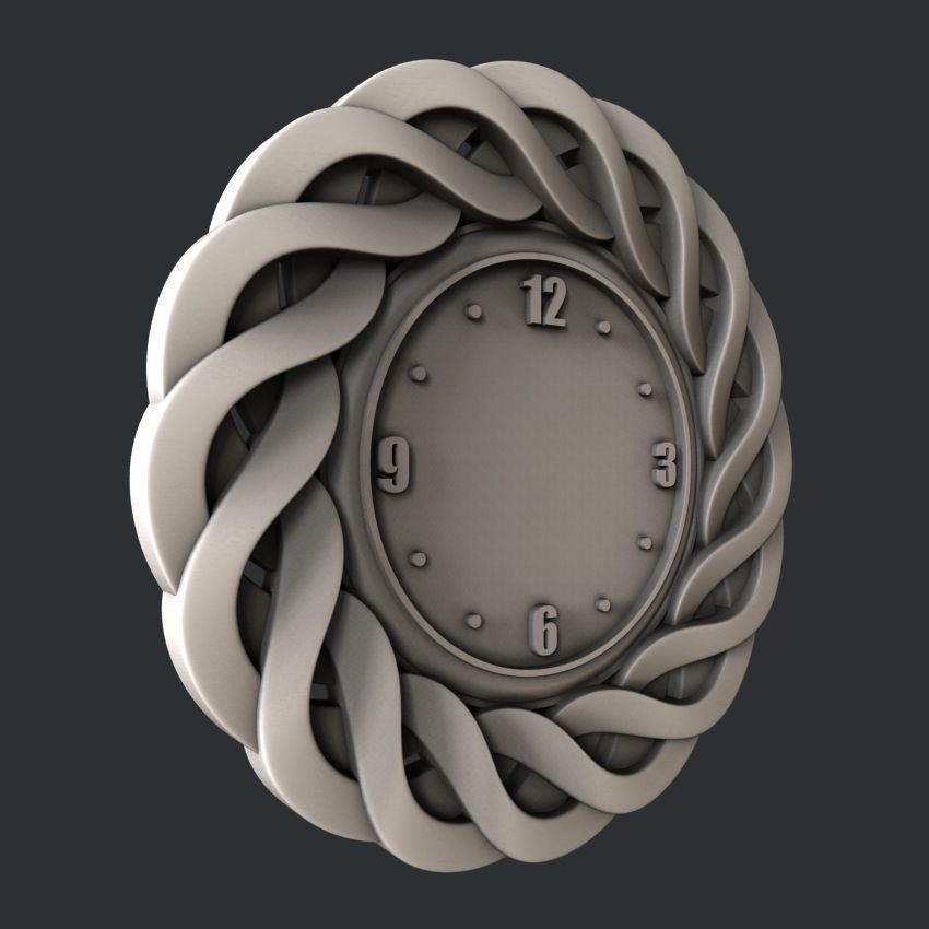 3d STL models for CNC clock set 3D model_5