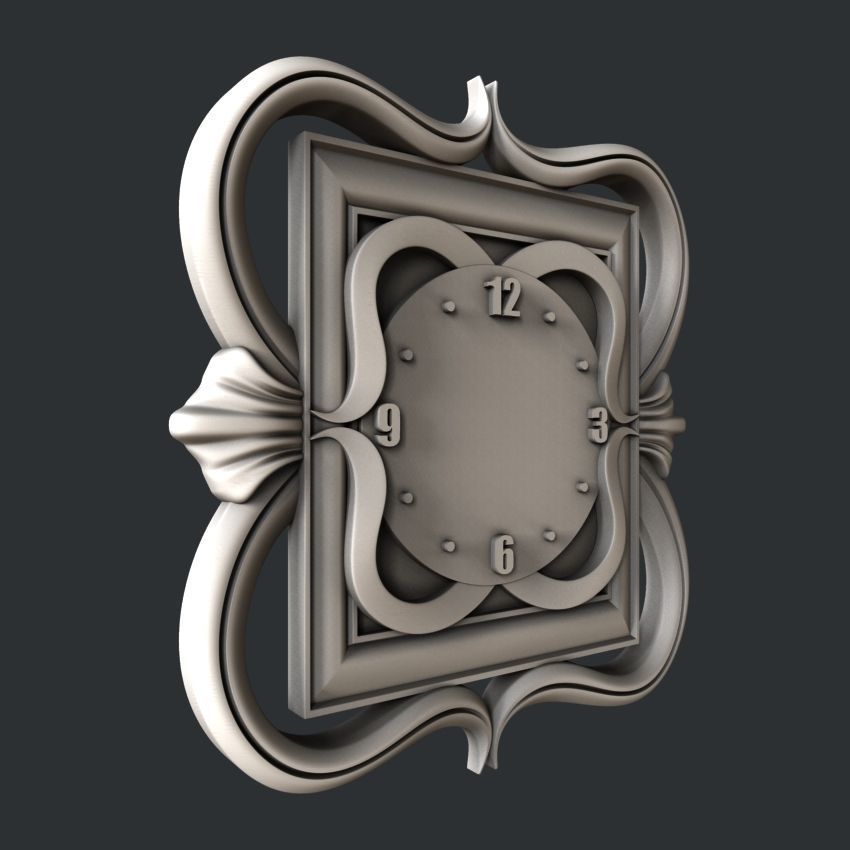 3d STL models for CNC clock set 3D model_8