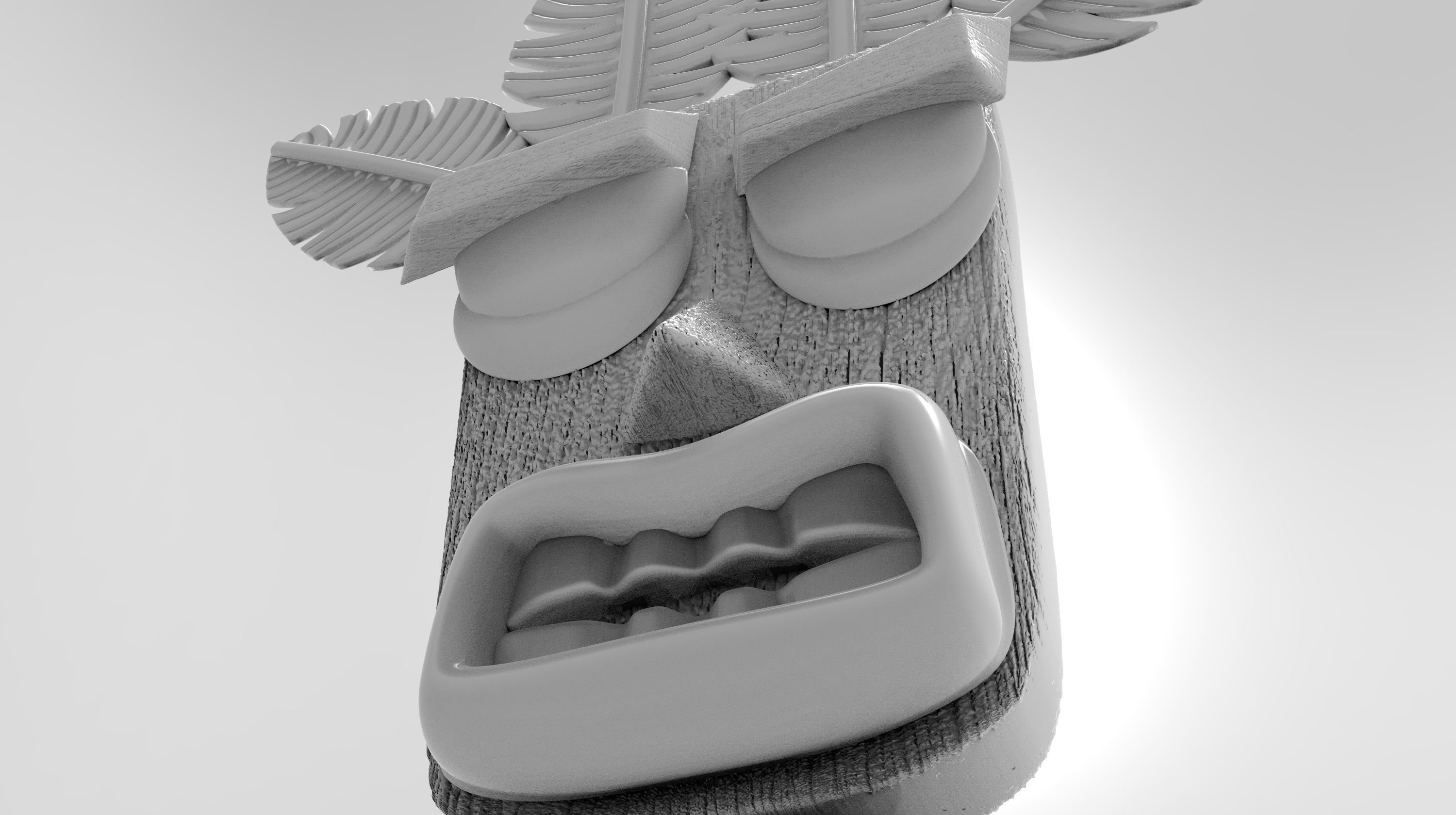 Crash Bandicoot 3D Printable AKU AKU 3D print model_2