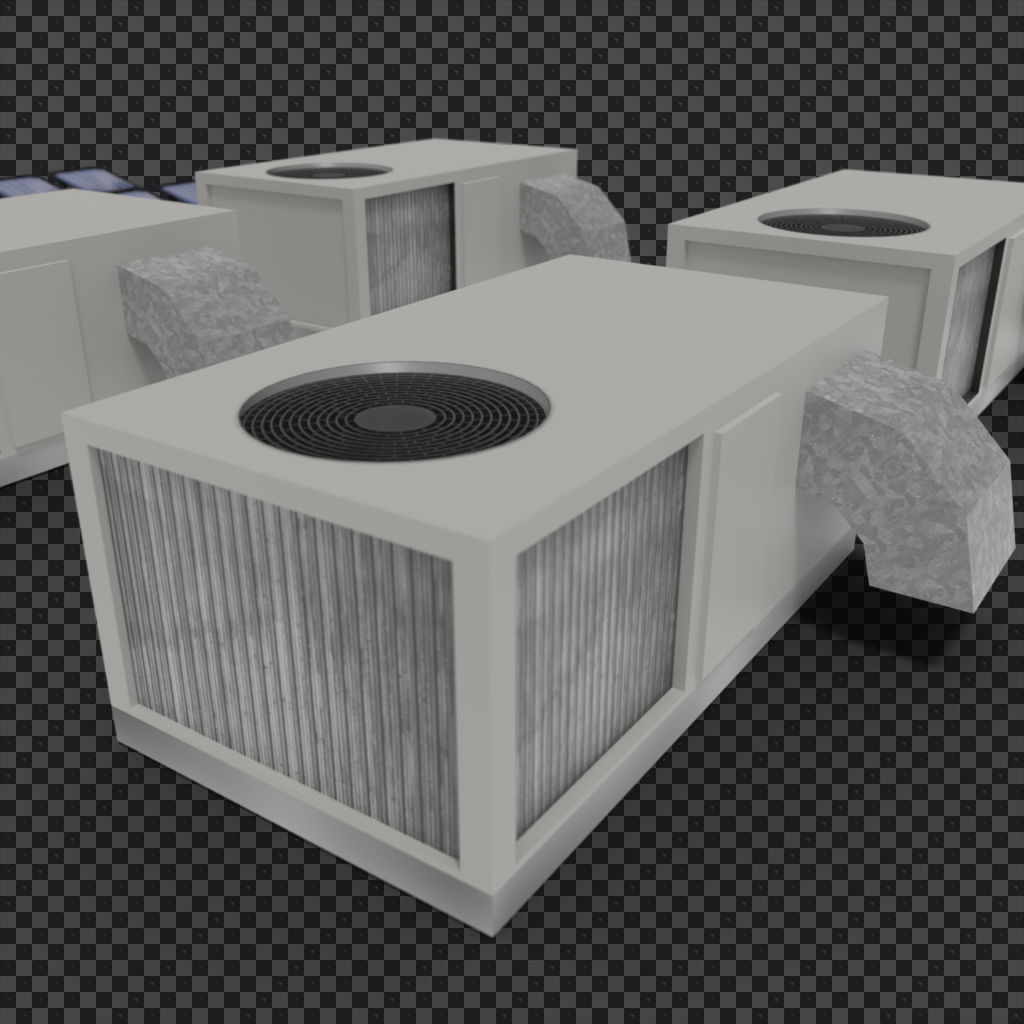 Building in low cost poor area Low-poly 3D model_7