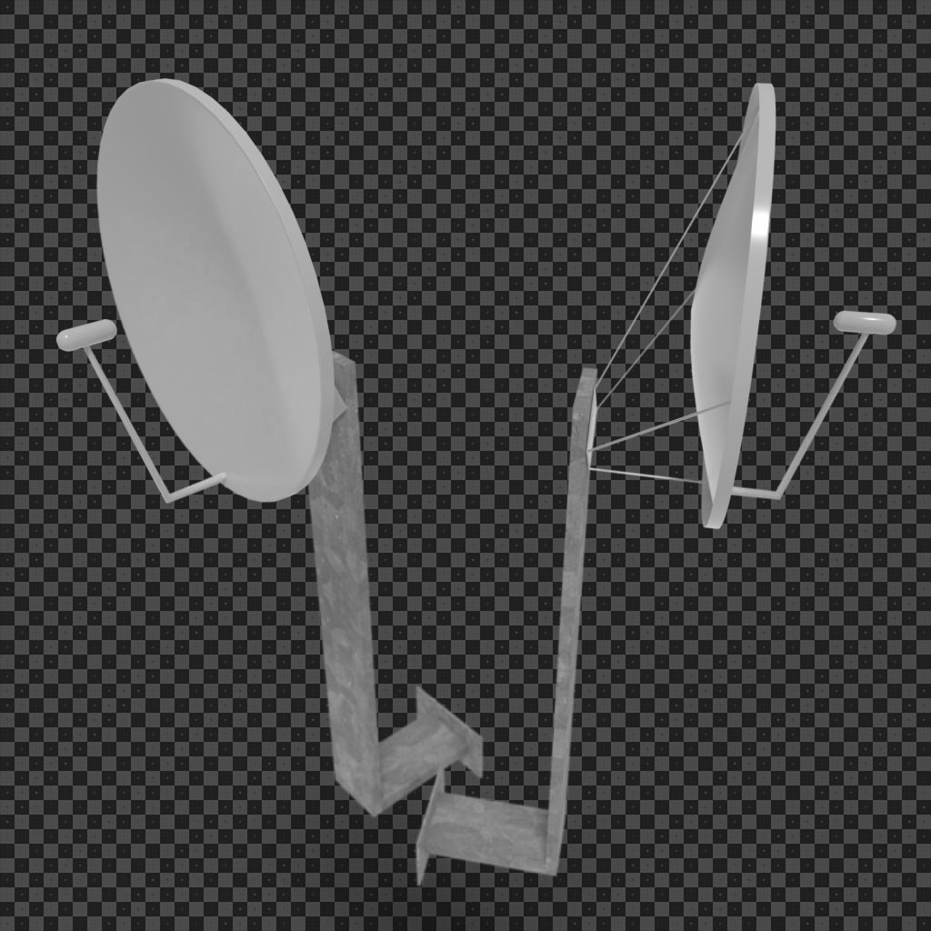 Building in low cost poor area Low-poly 3D model_9