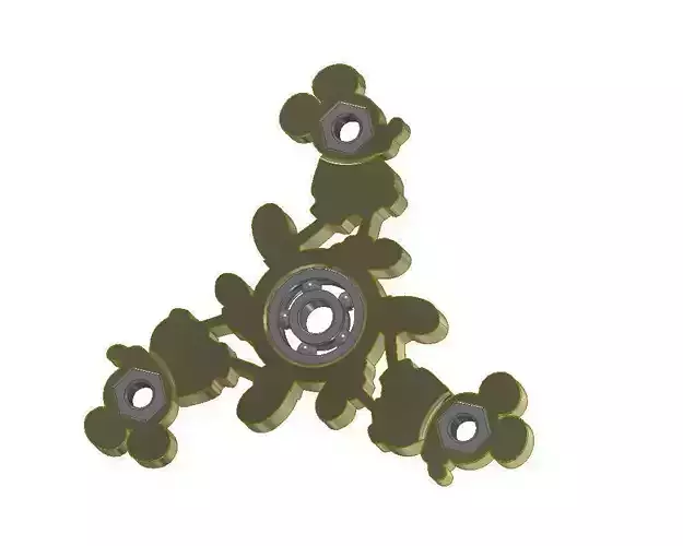 Hand spinner 3D print model