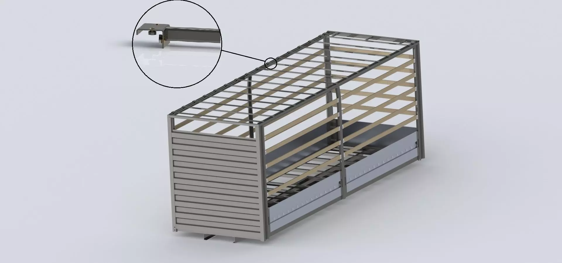 Tarpaulin system 3D model