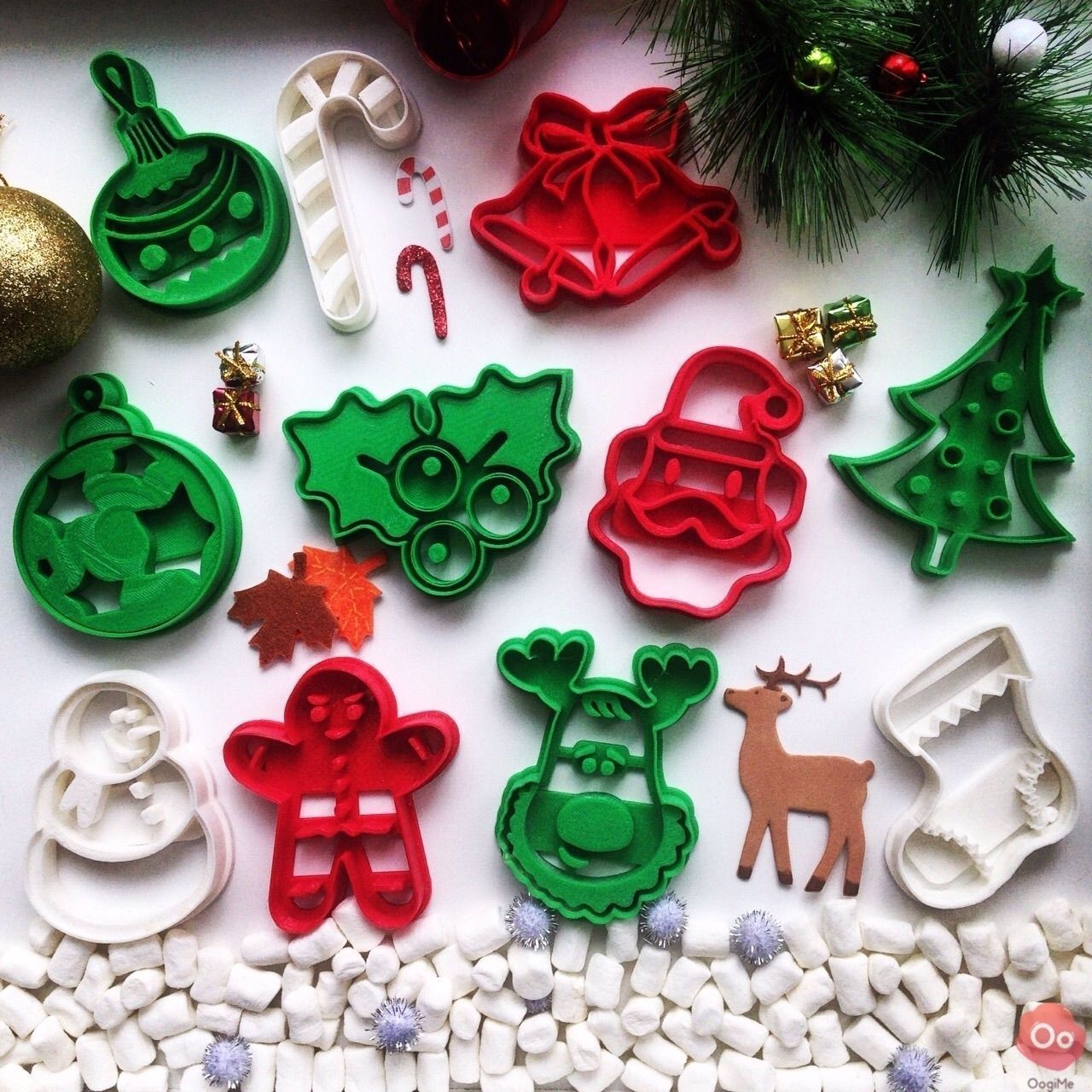 Christmas Tree Cookie Cutter Free 3D print model_3