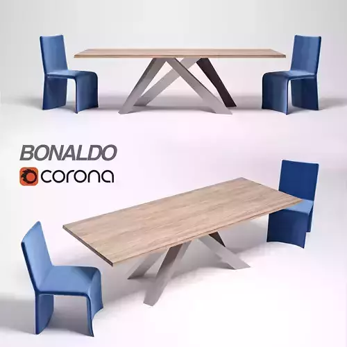  Bonaldo Big Table   Bonaldo Ketch Dining Chair 