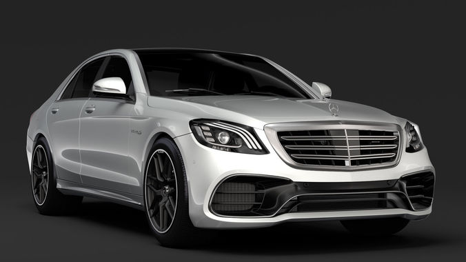 Mercedes AMG S 63 4MATIC W222 2018 3D model