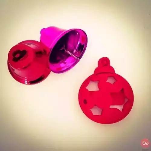 Christmas Ball Ornament Cookie Cutter Free 3D print model Christmas Ball Ornament Cookie Cutter Free 3D print model