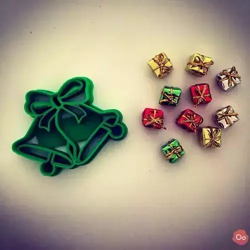 Christmas Bells Cookie Cutter Free 3D print model