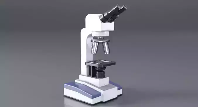 Microscope Altami Low-poly 3D model