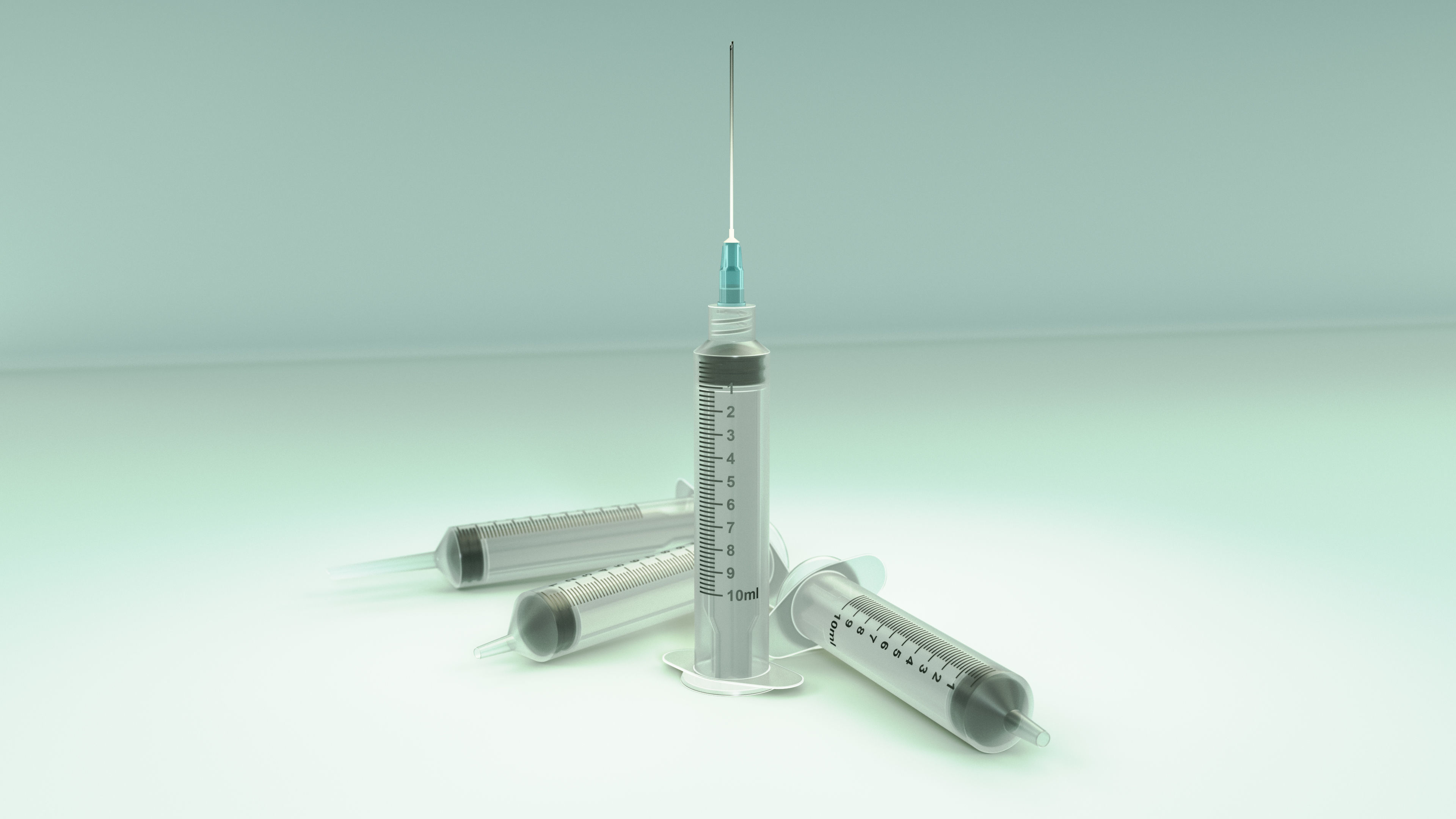 Syringes injection syringe 3D model_4