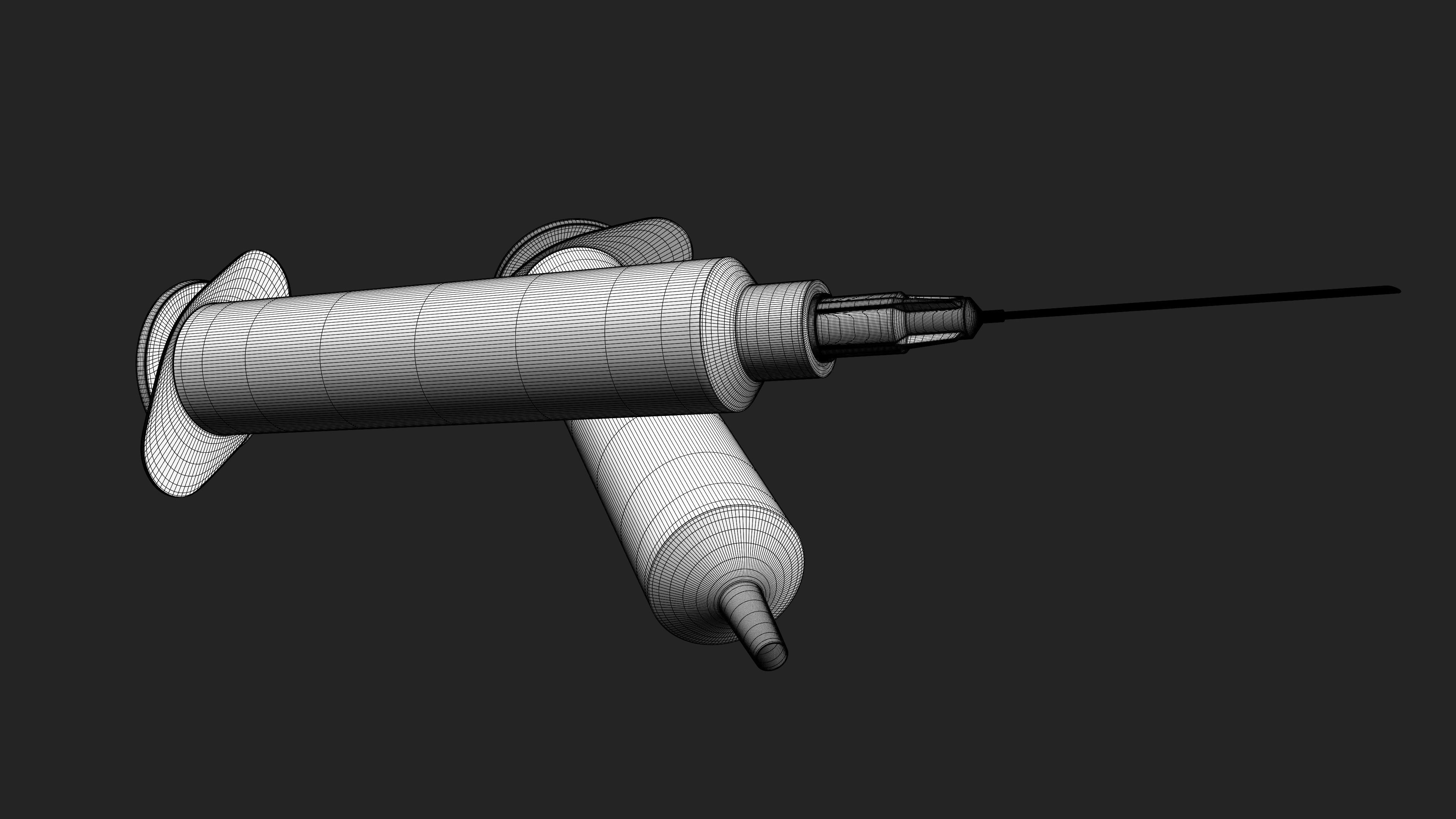 Syringes injection syringe 3D model_7