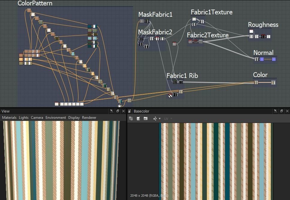 Sofa french edition style Low-poly 3D model_4