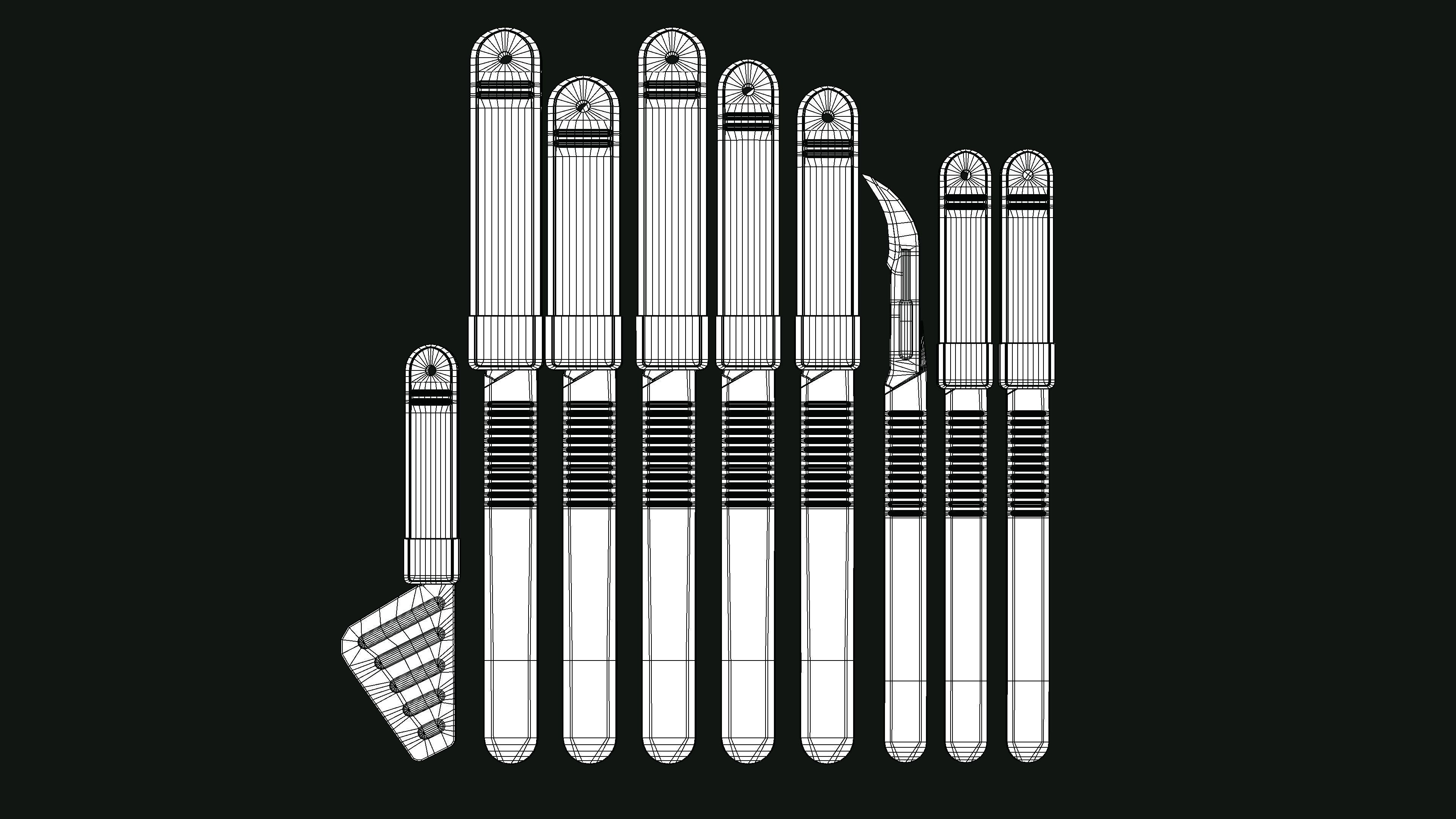 Scalpels Kidney Dish and Sterilization Tray model 3D model_7