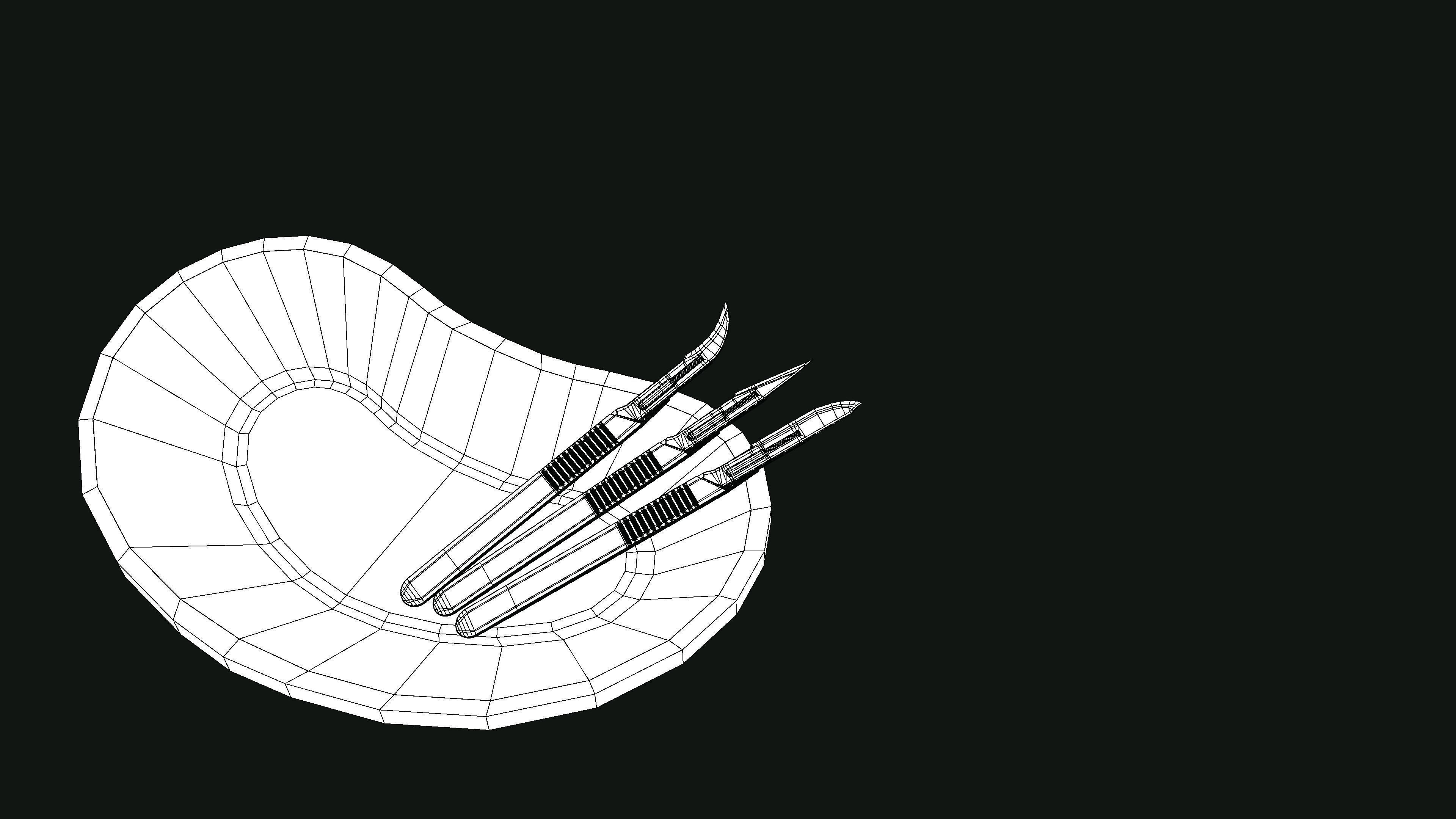 Scalpels Kidney Dish and Sterilization Tray model 3D model_4