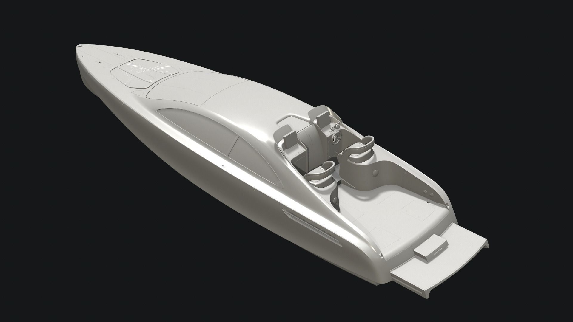 Silver Arrow 460 3D model_8