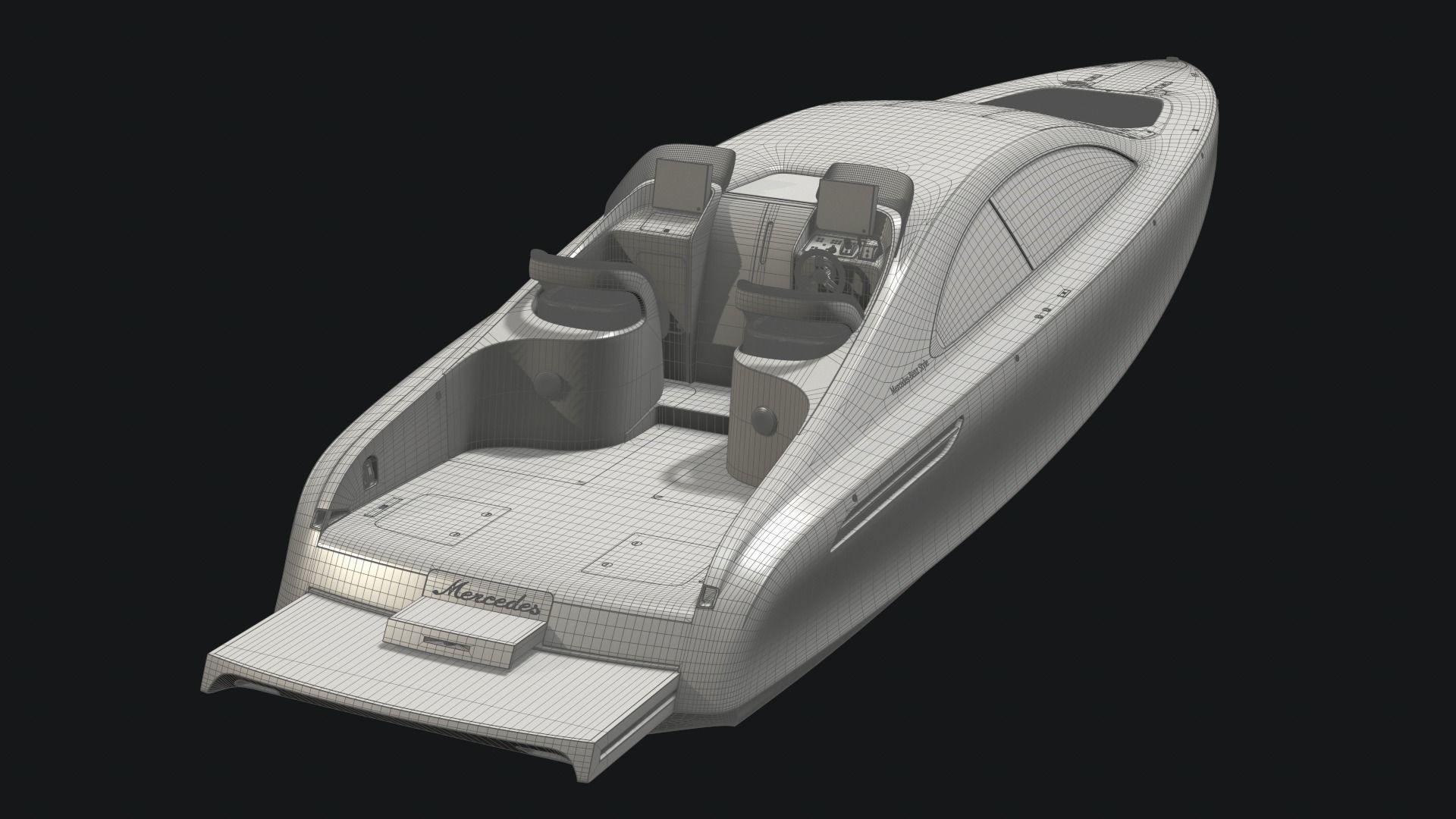Silver Arrow 460 3D model_15