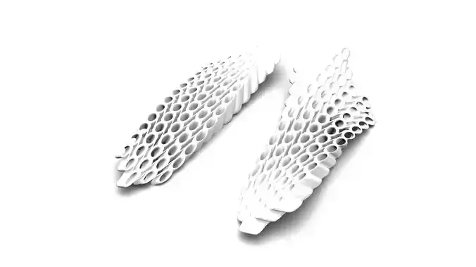 Twisted Coral Earrings