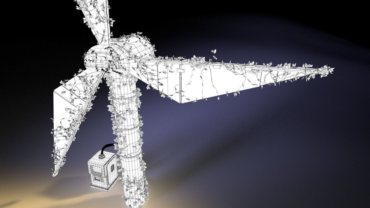 Windmill ivy eco 3D model_1