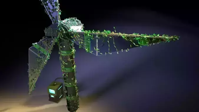 Windmill ivy eco 3D model