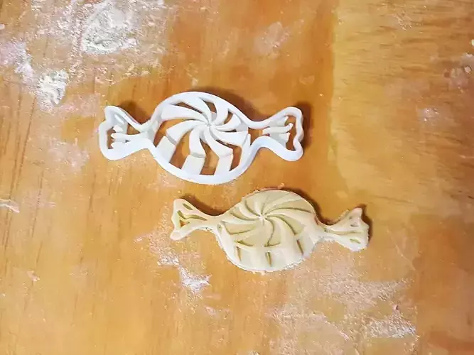 Candy cookie cutter 3D print model