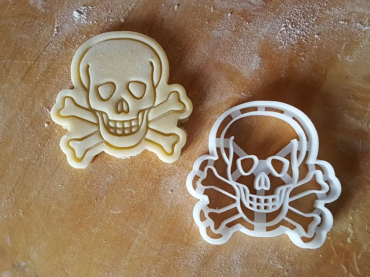 Skull death poison cookie cutter 3D print model