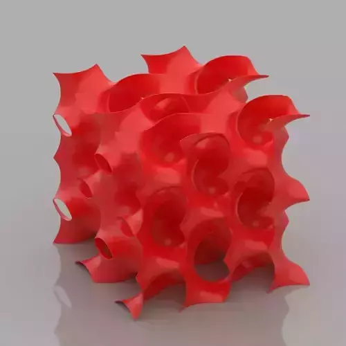 Gyroid Cube 3D print model