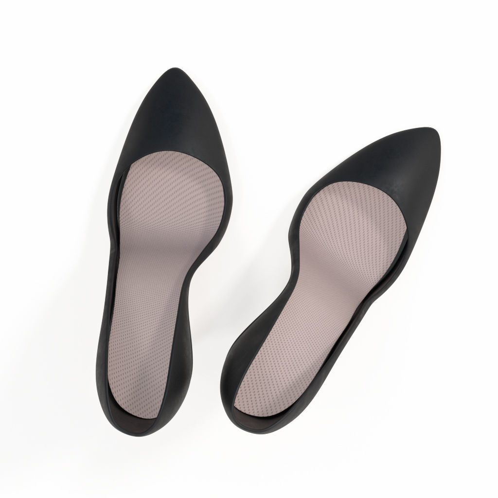 High Heel Lady Shoes 3D model_5