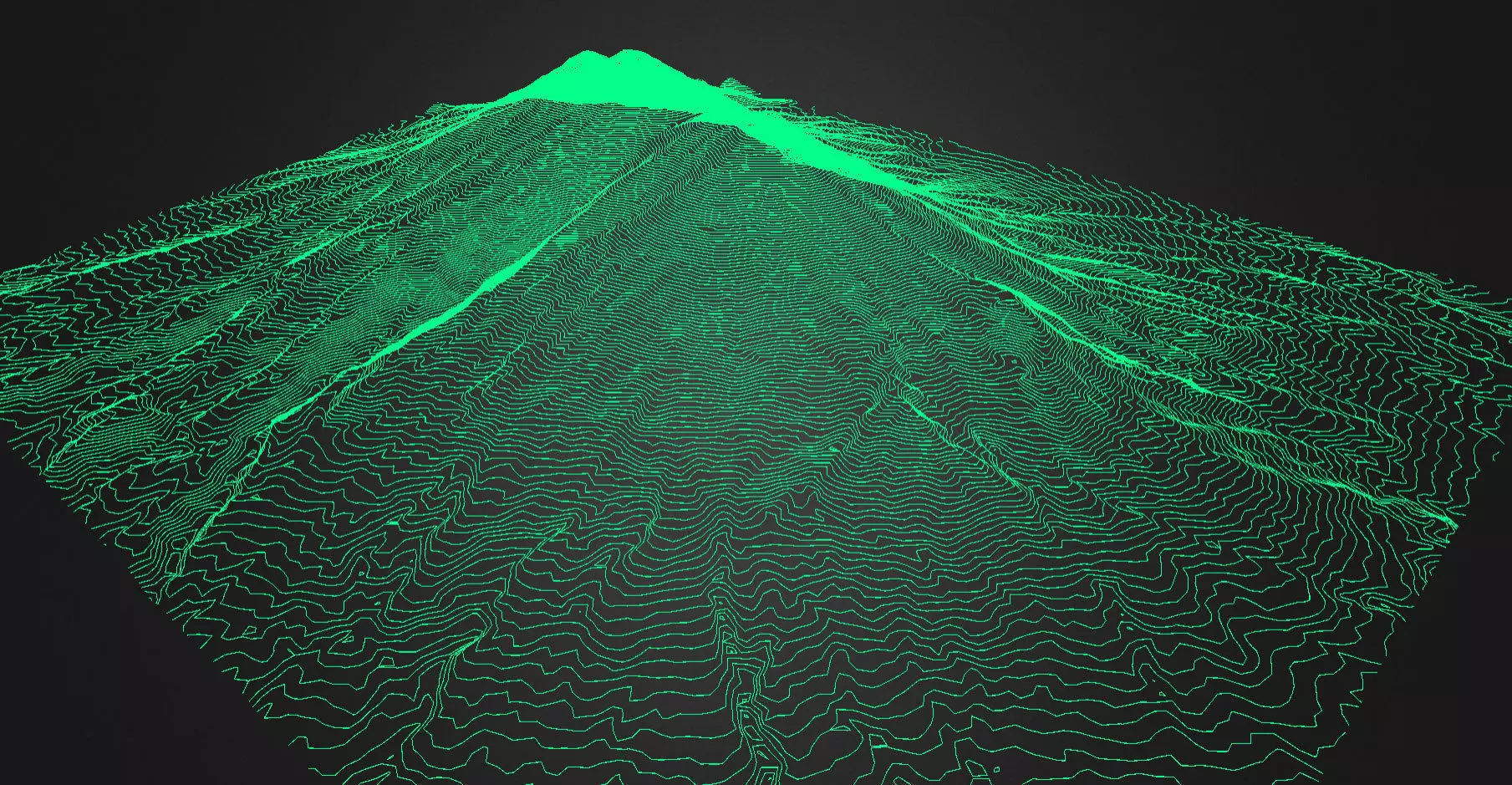 Fuego Volcano Guatemala 3D model_0