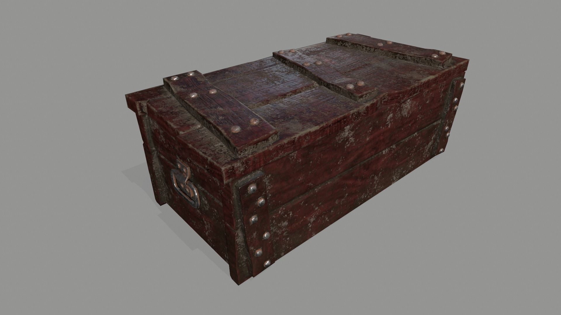 old chese Low-poly 3D model_3