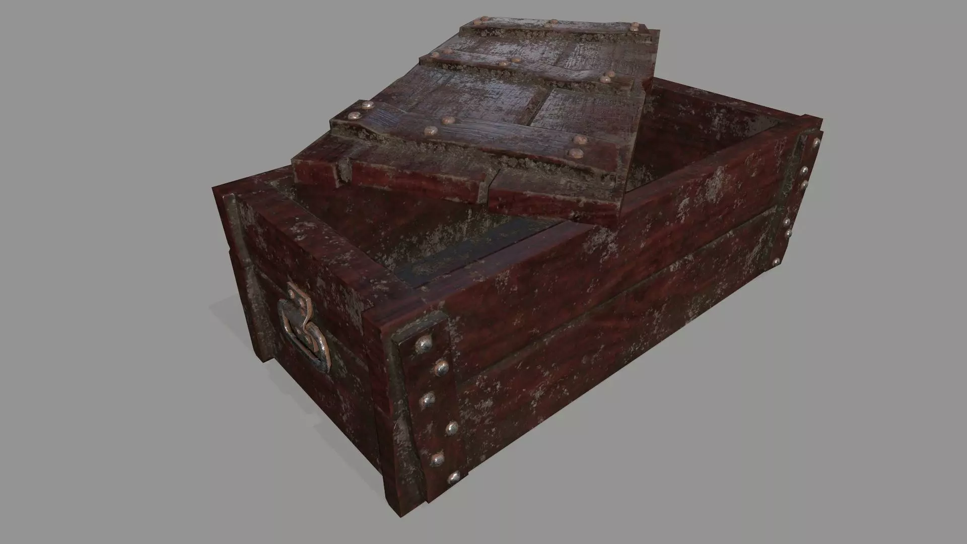 old chese Low-poly 3D model_0