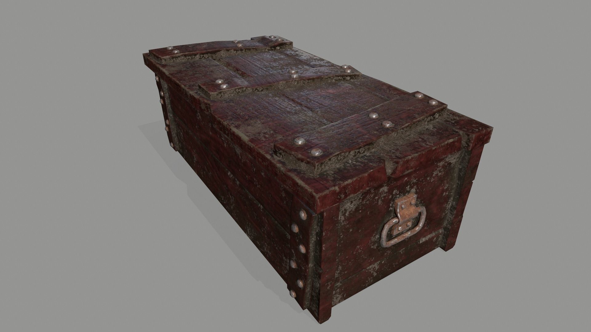 old chese Low-poly 3D model_8