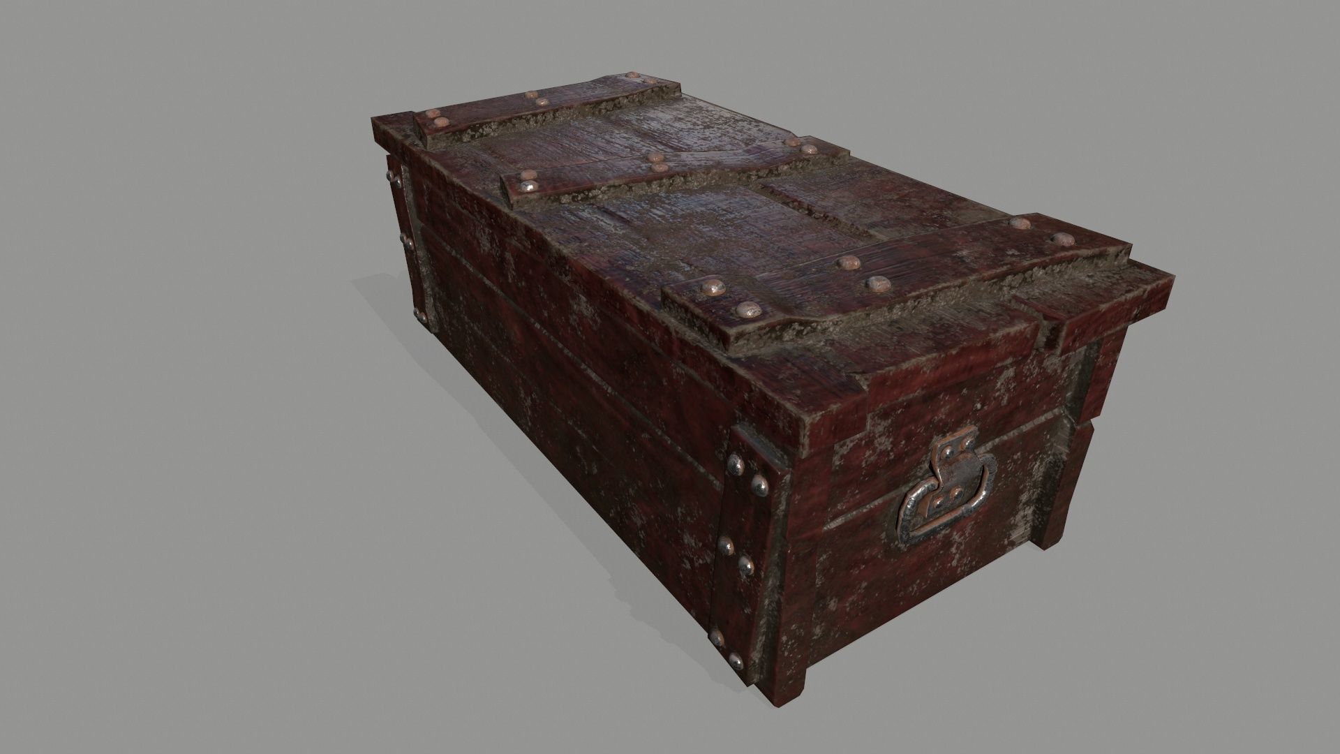 old chese Low-poly 3D model_6