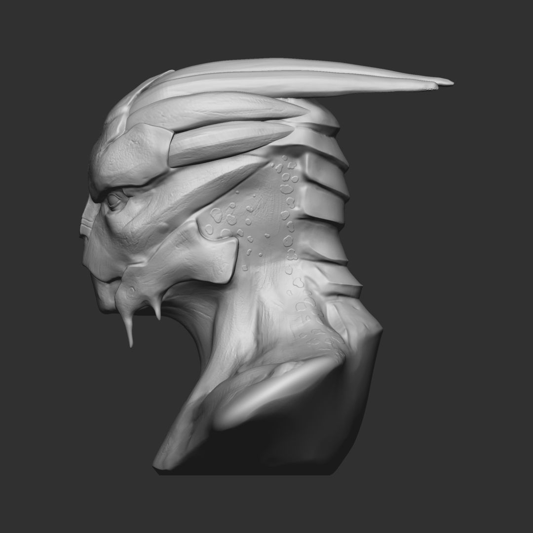 Garrus from Mass Effect 3D print model_4