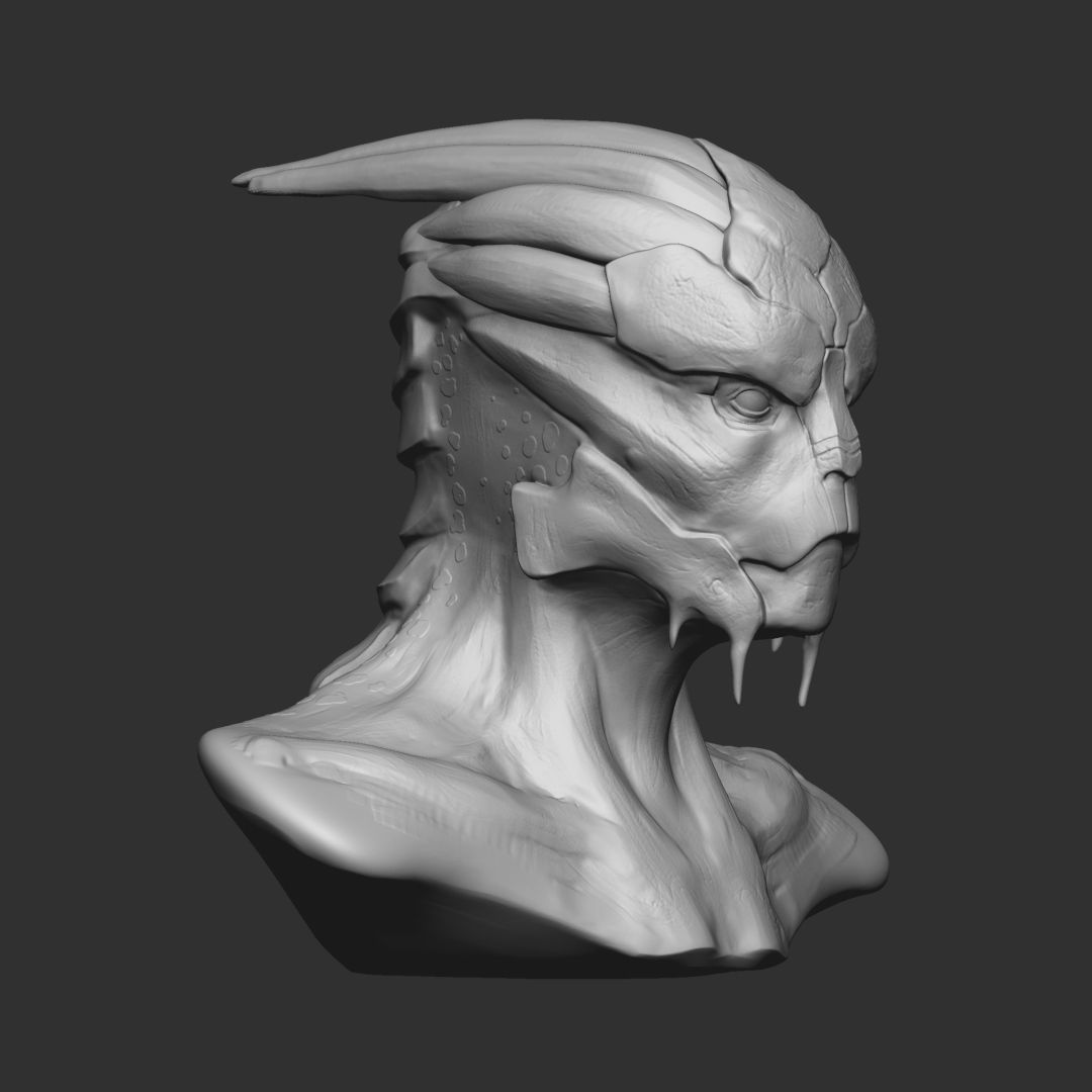 Garrus from Mass Effect 3D print model_3