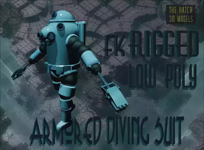 Armored diving suit