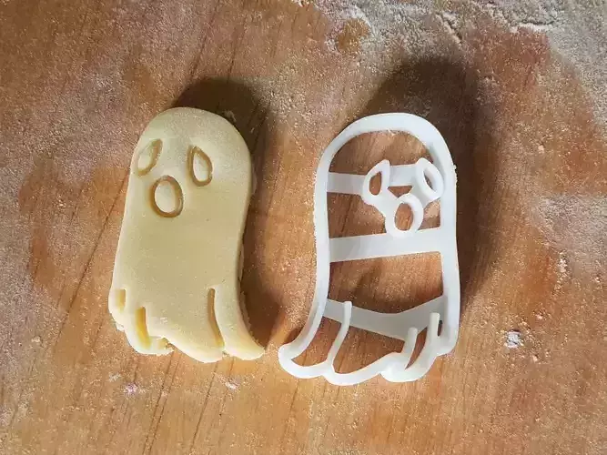 Ghost cookie cutter version 2 3D print model