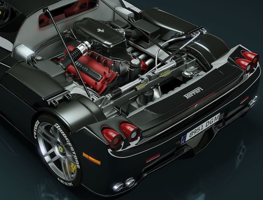 Ferrari Enzo 3D model_1