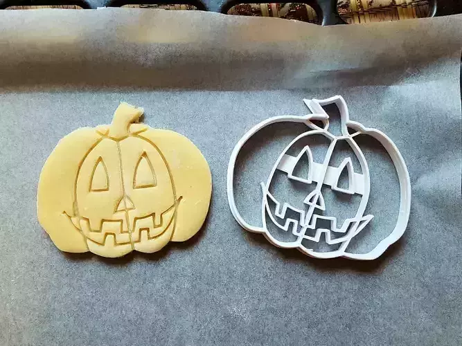 Pumpkin cookie cutter version 1 3D print model