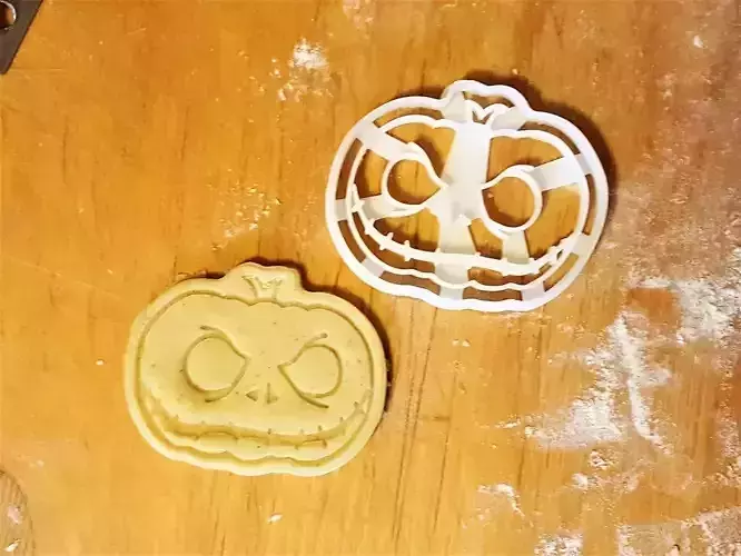Pumpkin cookie cutter version 2 3D print model