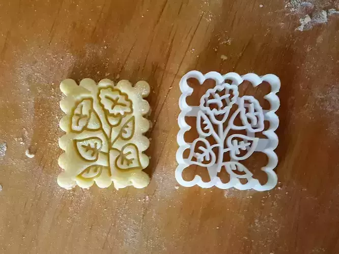 Campanula Bells Flowers Cookie Cutter version 1 3D print model