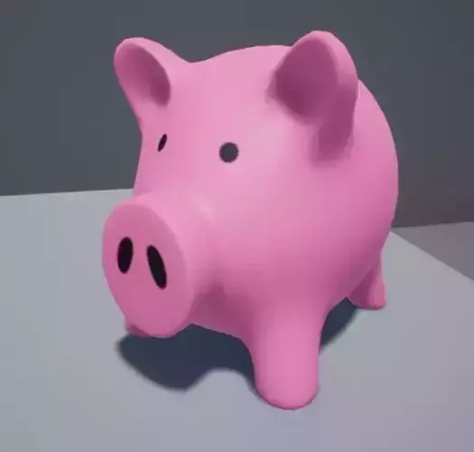 Piggy bank 3D model