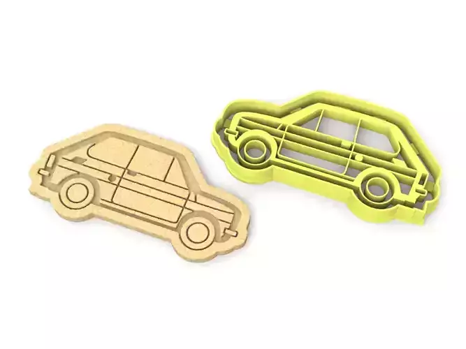 Fiat 126p cookie cutter