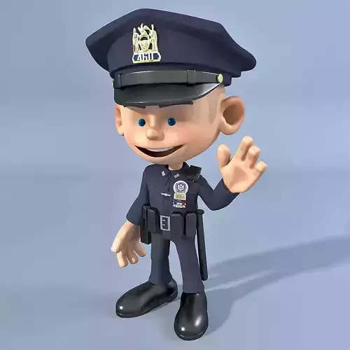 Cartoon Policeman
